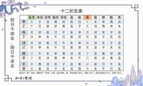 12 長生表|八字之十二長生表詳解